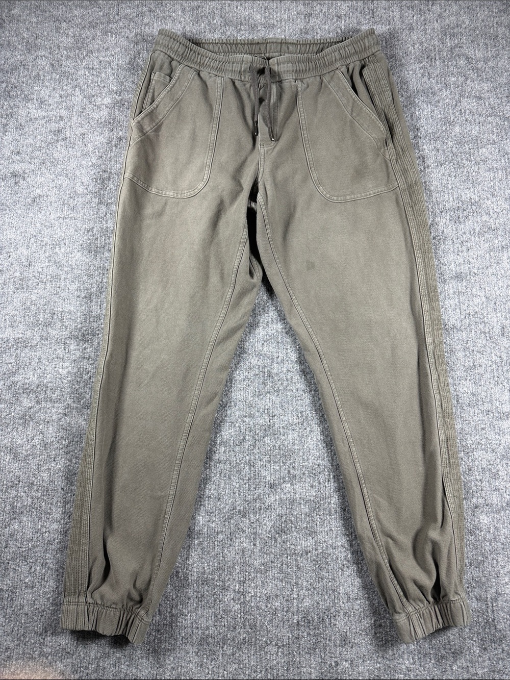 Athleta Farallon Jogger Women's Gray Stretch Fabric Pull On Leg Pants